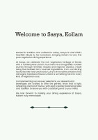 Restaurant Sasya By Chef Pillai kollam 
