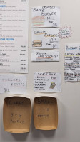 Rok Salt Fish and Chippery menu