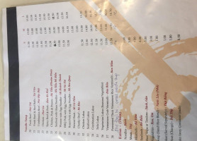 Khang's Noodles menu