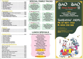 bao bao Chinese restaurant menu