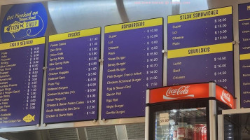 Thomas Street Fish Shop menu