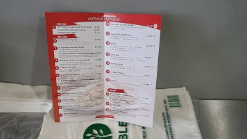 Natural Noodle menu