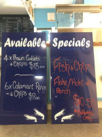 Ocean Bites menu