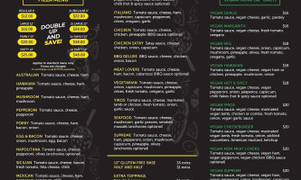 Mamma Mia Pizzeria menu