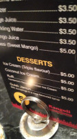 Rangoli Indian menu