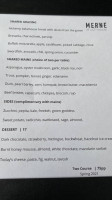 Merne At Lighthouse menu