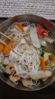 Asian Wok Noodle Sushi food