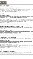 The Square Man Inn menu