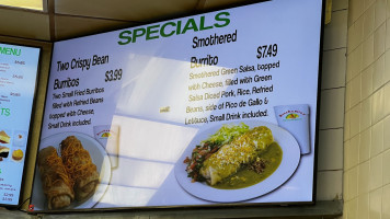 Adzuki Bean Cafe menu