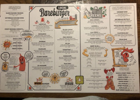 Bareburger menu