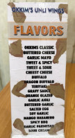 Okkim's Unli Wings menu