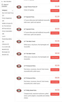 Swiss Cottage menu