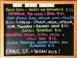 Adelaide Woodfired Pizza Speisekarte