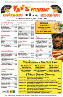 Chef Mau menu