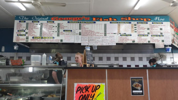 Georges Fish Shop inside