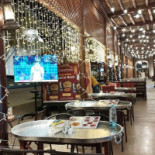 مطعم خيمة جميرا كلباء Tent Jumeirah Kalba inside