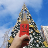 Happy Brew Kombucha drink