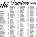 Shree Shahi Tandoor menu