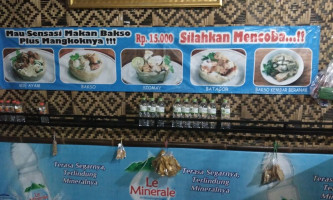 Kedai Bakso Kembar menu