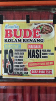 Kantin Bude Kolam menu