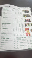 Point Coffee menu