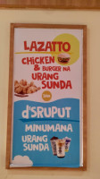 Lazatto Chiken Burger menu