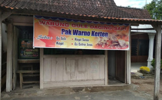 Warung Gule Daging Sapi outside