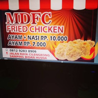 Md Frid Chicken menu