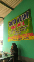 Soto Ayam Om Ucil menu