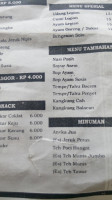 Vian Bakery Cafe menu