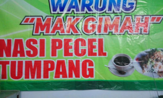 Warung Pecel Mak Gimah menu