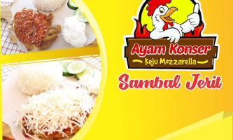 Ayam Konser Keju Mozzarella Sambel Jerit menu