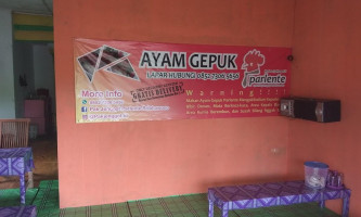 Rm Ayam Gepuk Parlente menu