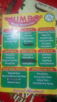 Pujasera Jumbo menu