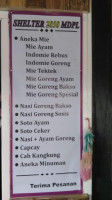 Warung Barak Nginep Dan Cafe Riung Cuppy Coffee Dan Catering Cibodas menu