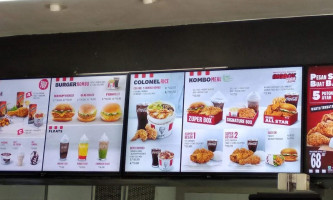 Kfc menu