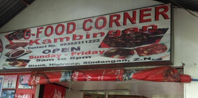 G-food Corner Kambingan menu