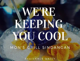 Mon's Grill Sindangan menu