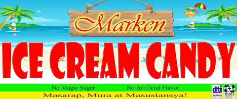 Marken Ice Cream Candy menu