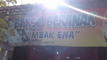 Bakso Beranak Mbak Ena menu