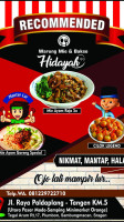 Mie Ayam Bakso Hidayah 99 menu