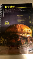 Madness Burgerlabs menu