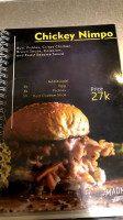 Madness Burgerlabs menu