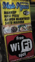 Warung Rawon Dan Soto Madura Mak Nyus Free Wifi menu