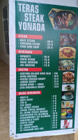 Teras Steak Yonada menu