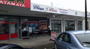 Chips N' Curry Matamata outside