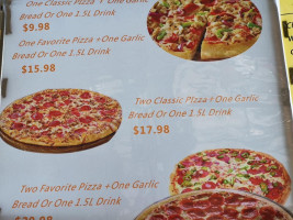 Colado Pizza menu