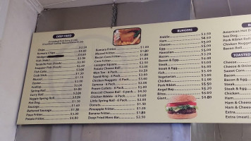 Huapai Takeaways menu