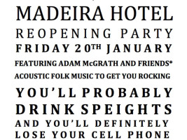 Madeira Akaroa menu