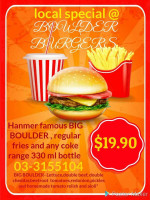 Boulder Burgers menu